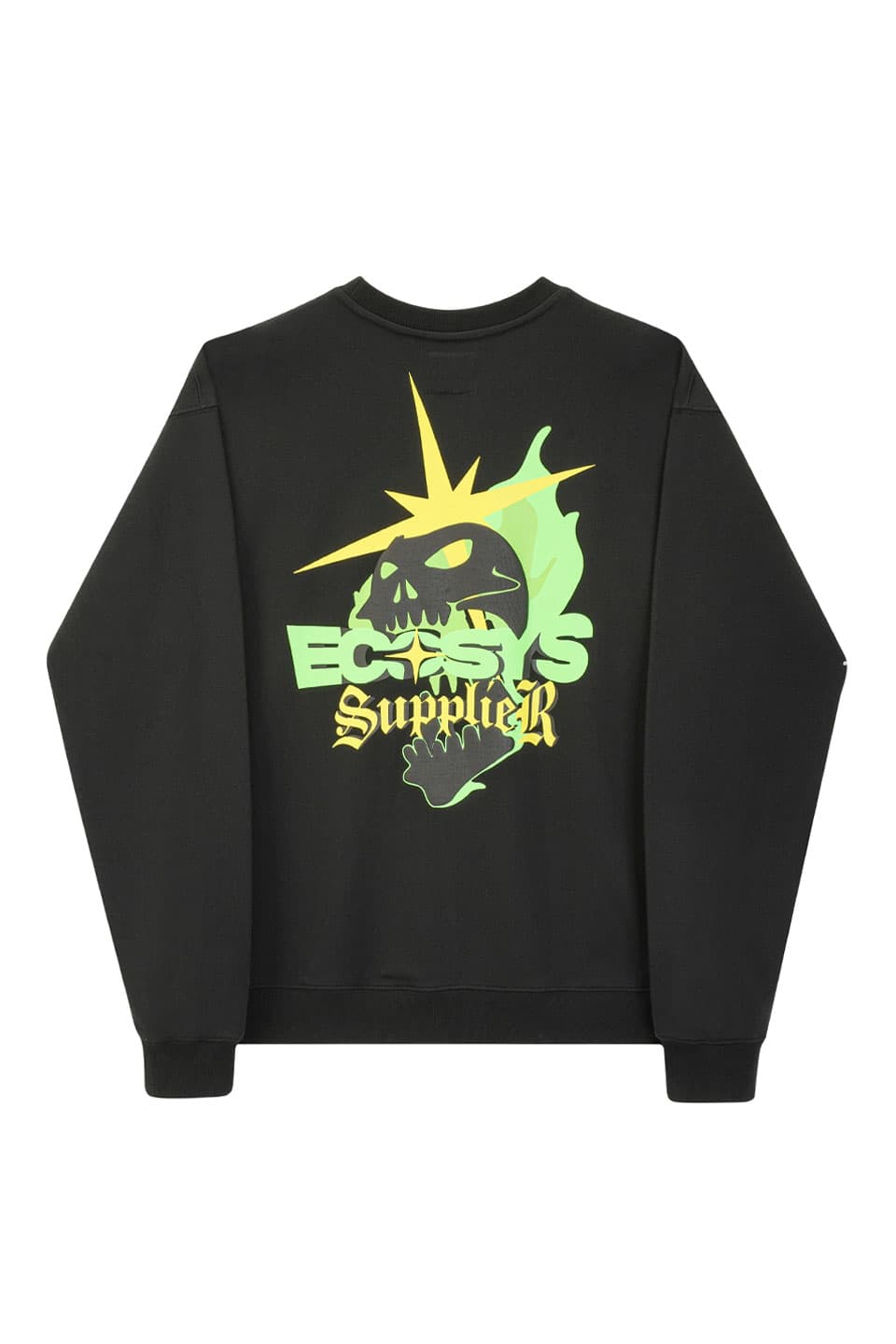 SUPPLIER X ECOSYS Flame Skull Crewneck