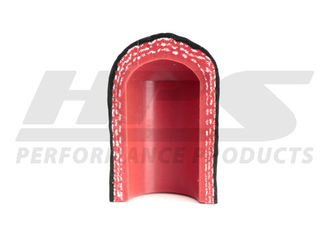 HPS Reinforced Silicone Coolant Cap cross-section - showing 3-ply polyester reinforced layers