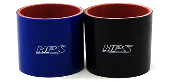 HPS High Temp Reinforced Straight Silicone Coupler Hose Blue Black Coupling