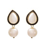 JFL - Fusion Ethnic One Gram Gold Plated Pearl Designer Earring for Women & Girls.