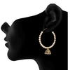 JFL - Traditional Ethnic One Gram Gold Plated Diamond & Pearls Designer Bali Earring for Women & Girls