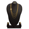 JFL - Traditional Ethnic One Gram Gold Plated Real Kundan Designer Necklace Set with Earring for Women and Girls.