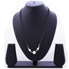 JFL- Stylish One Gram Gold Plated Pearl Black Beads Mangalsutra For Woman And Girls CHAIN 24 INCHES