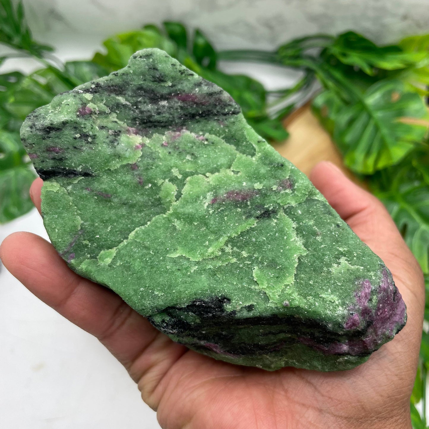 Raw Ruby in Zoisite