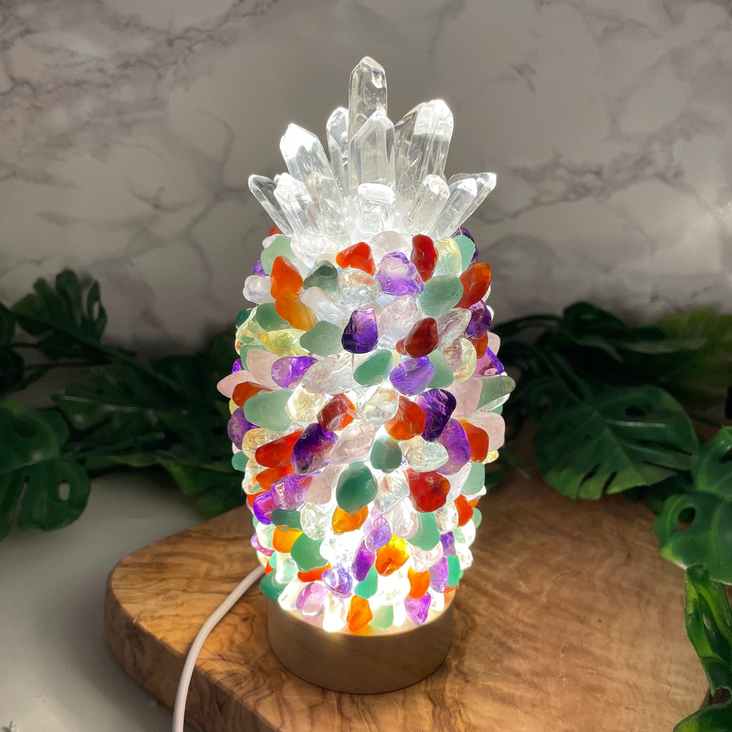 Crystal Pineapple USB Lamp