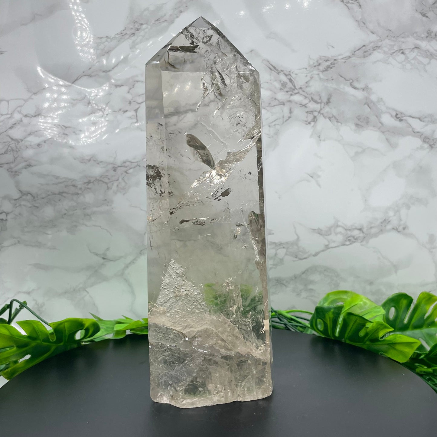 Light Smoky Quartz Tower