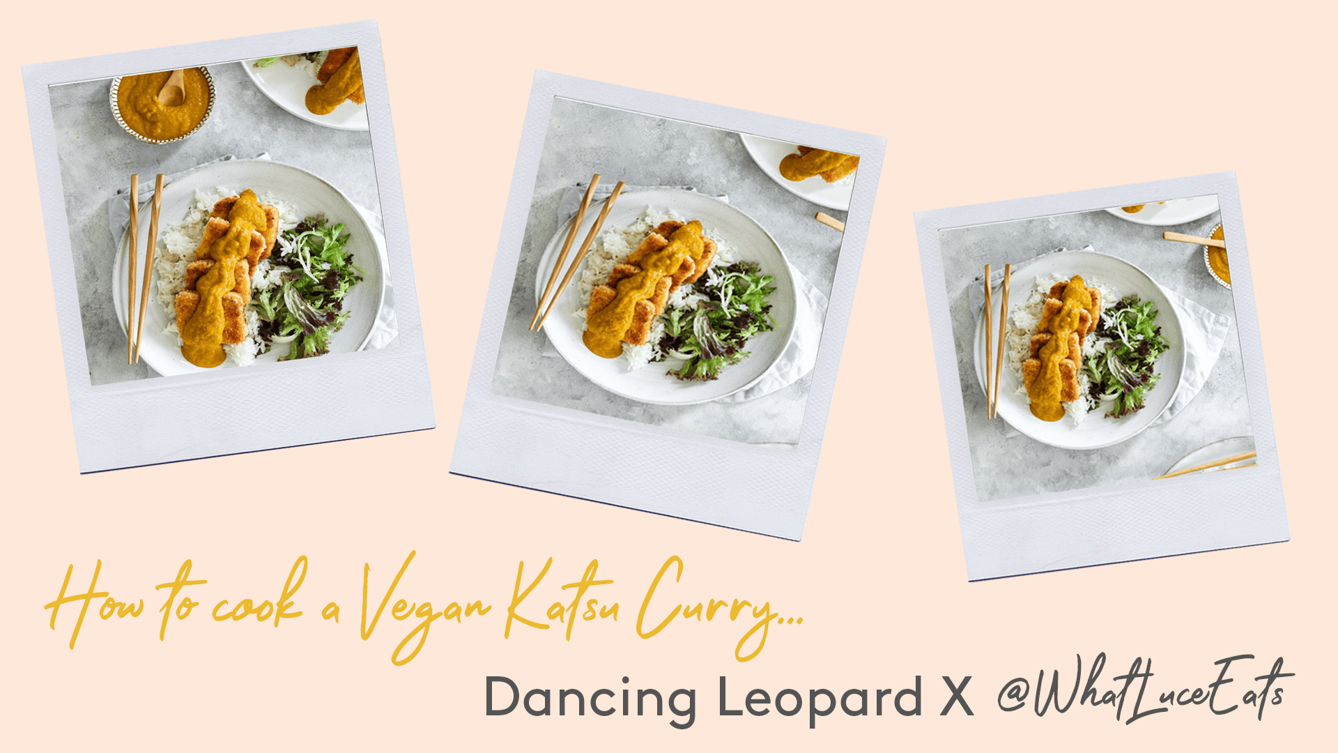 how to cook a vegan katsu curry
