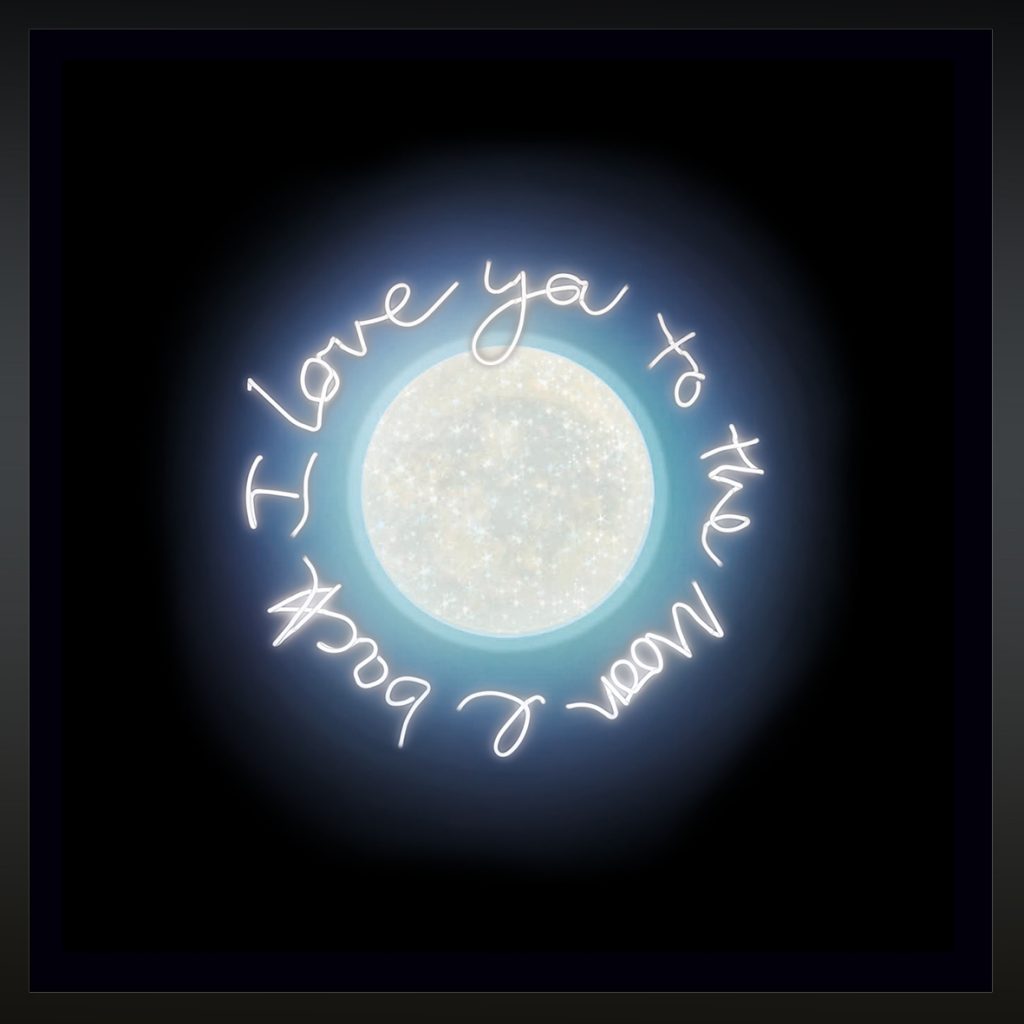 Lauren Baker I love you to the moon and back artwork