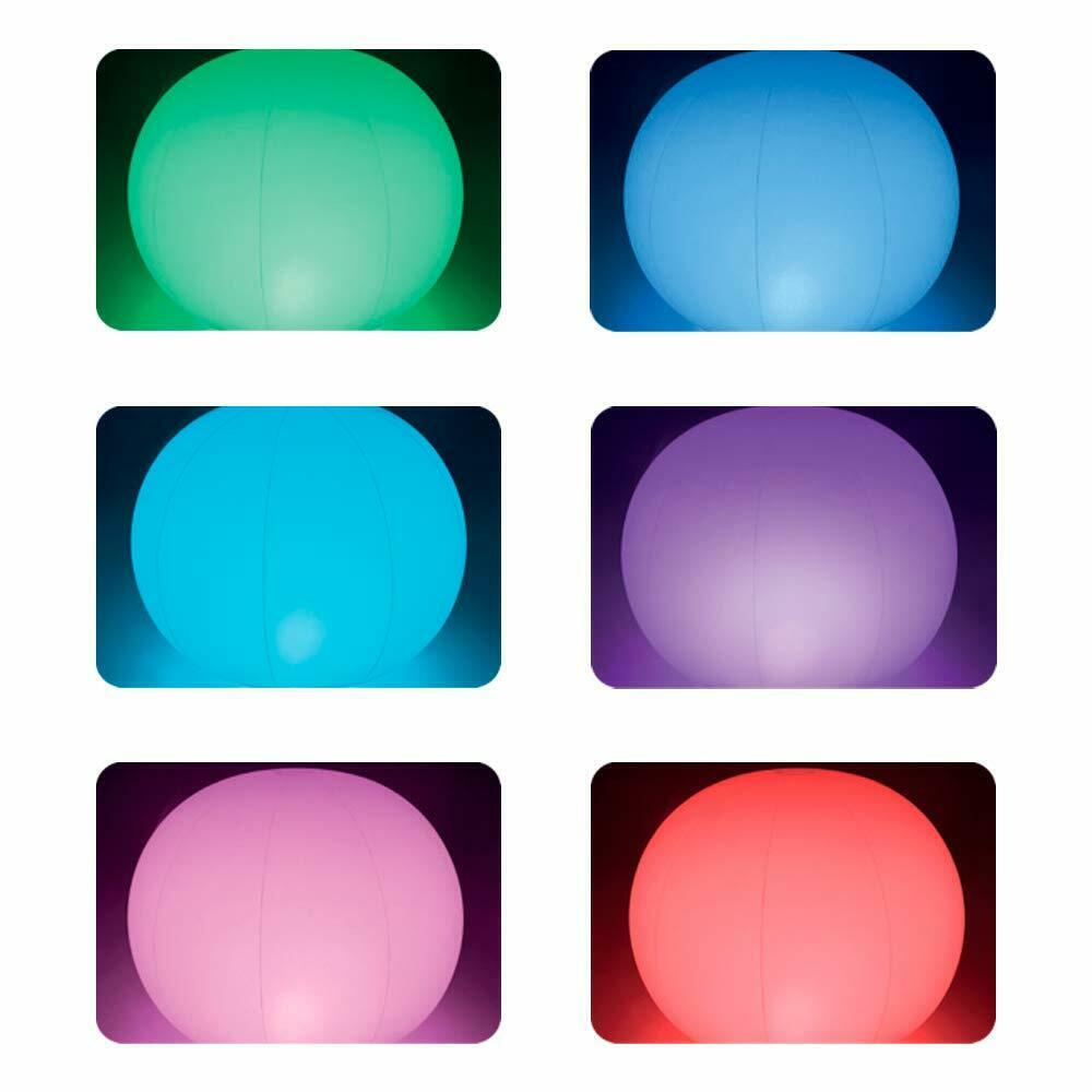 led floating globe intex