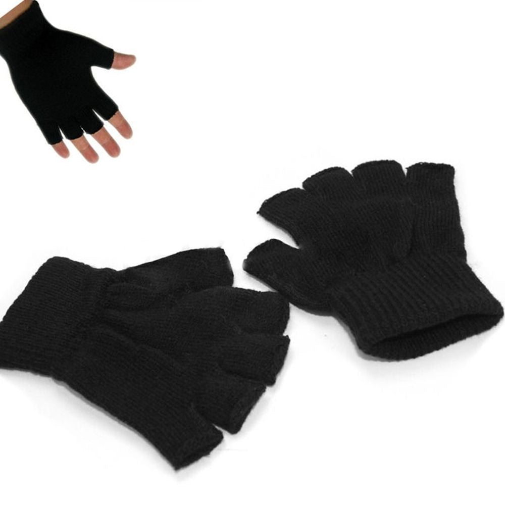 fingerless half gloves