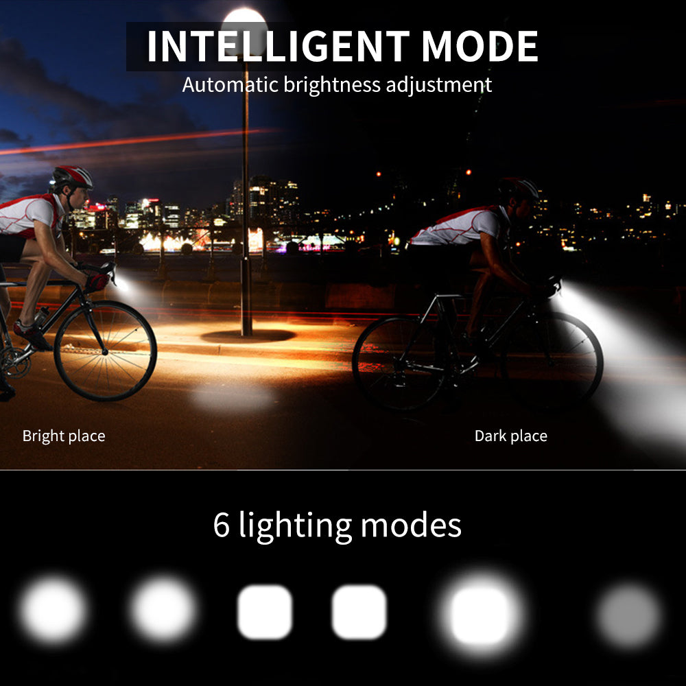 smart front bike light