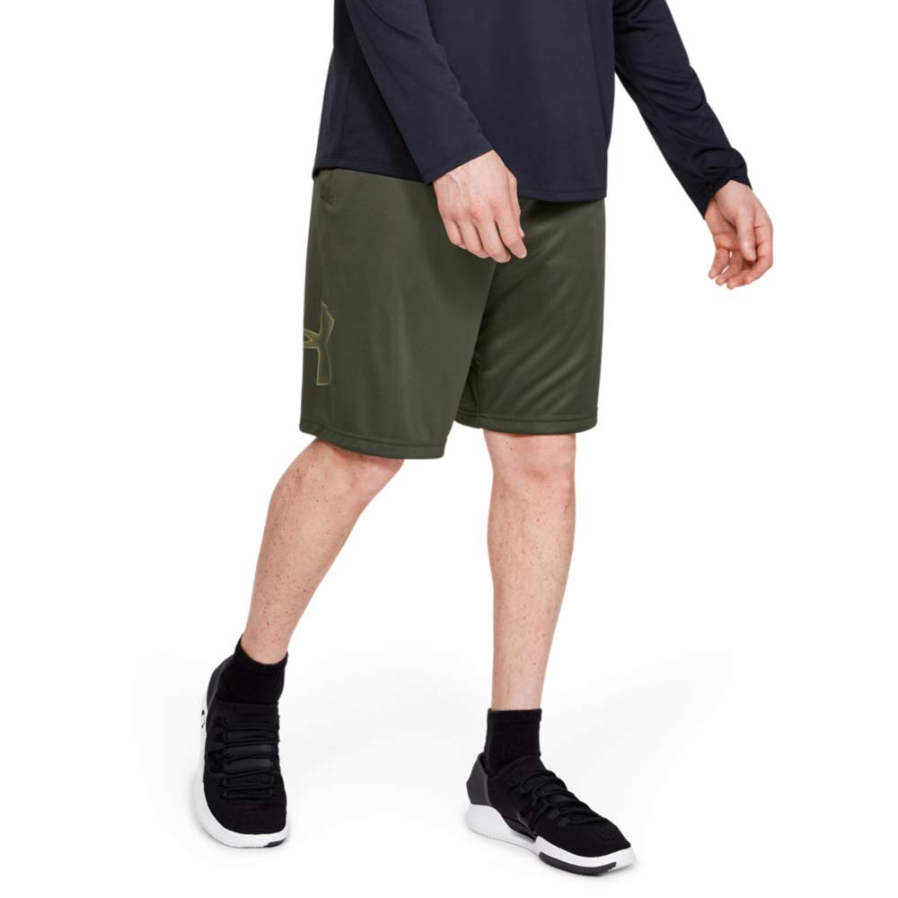 olive green under armour shorts