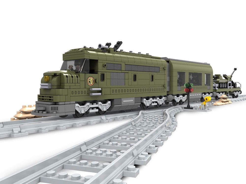 building block train set