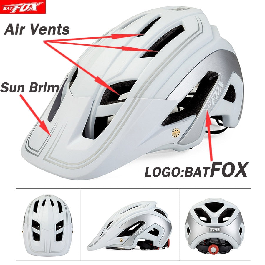 bat fox mtb helmet