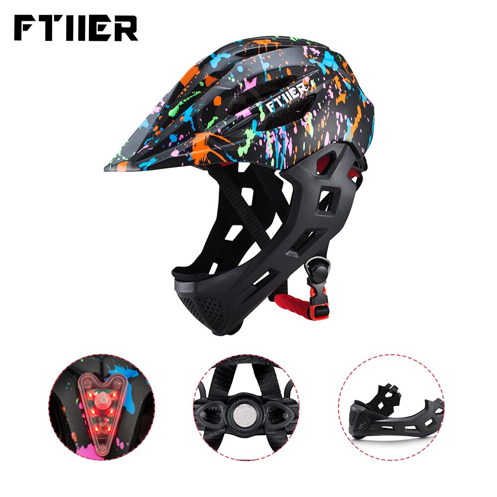 boys full face bike helmet