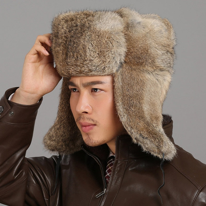 rabbit fur hats for sale