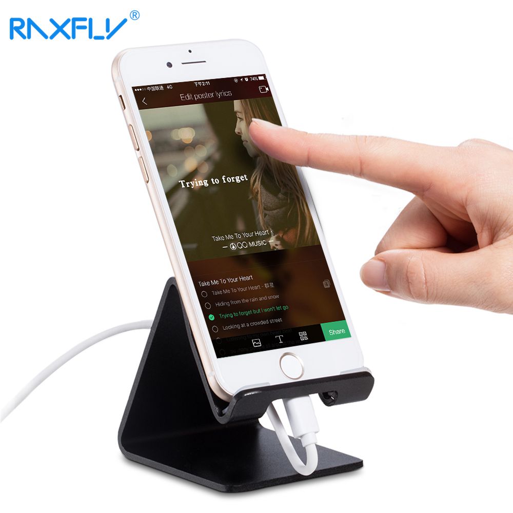 Raxfly Phone Holder For Iphone X 8 8 Plus Ipad Universal Aluminum