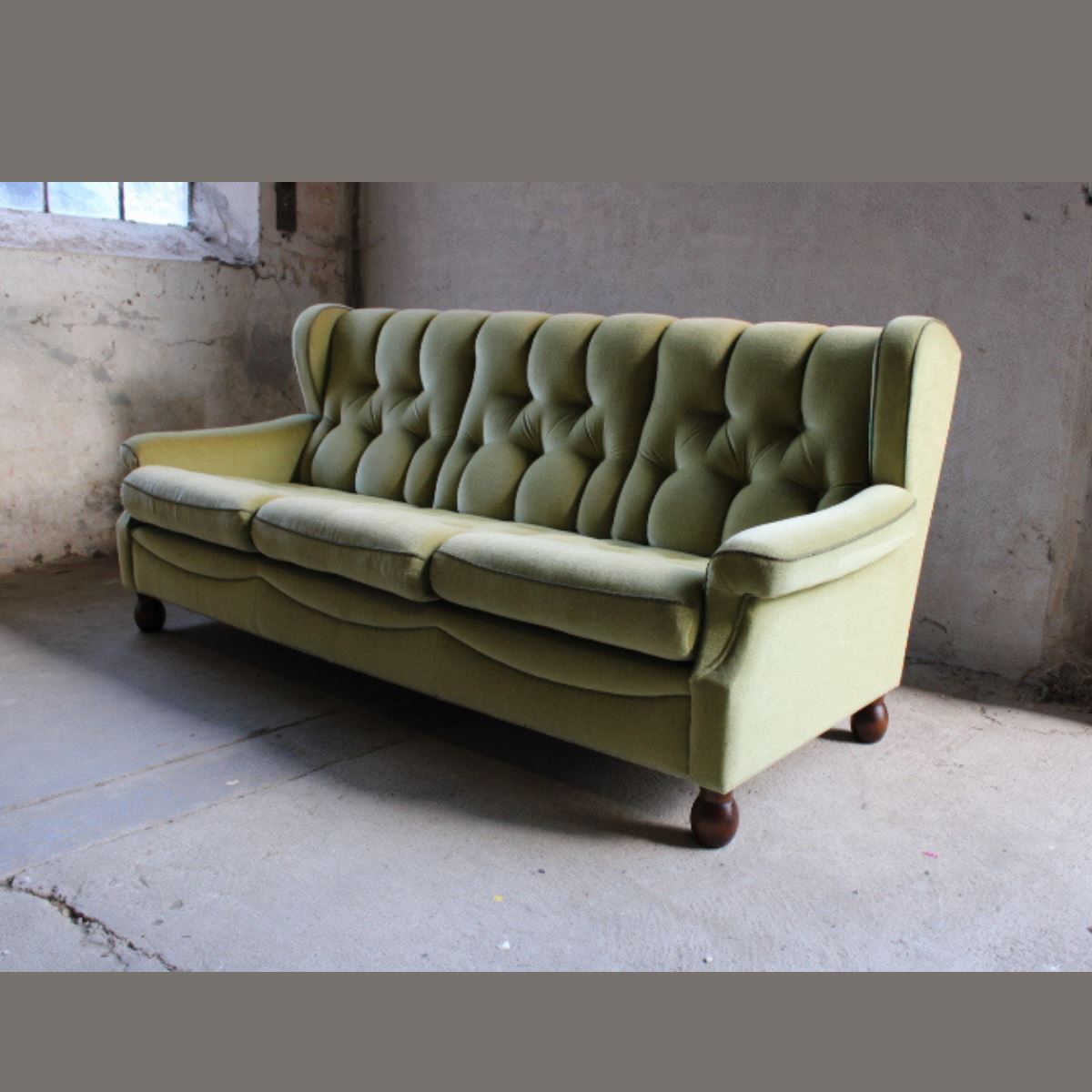 Art Deco Sofa | Olive in from Oriana B. www.orianab.com