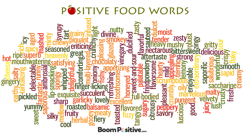 Words To Describe Good Tasting Food