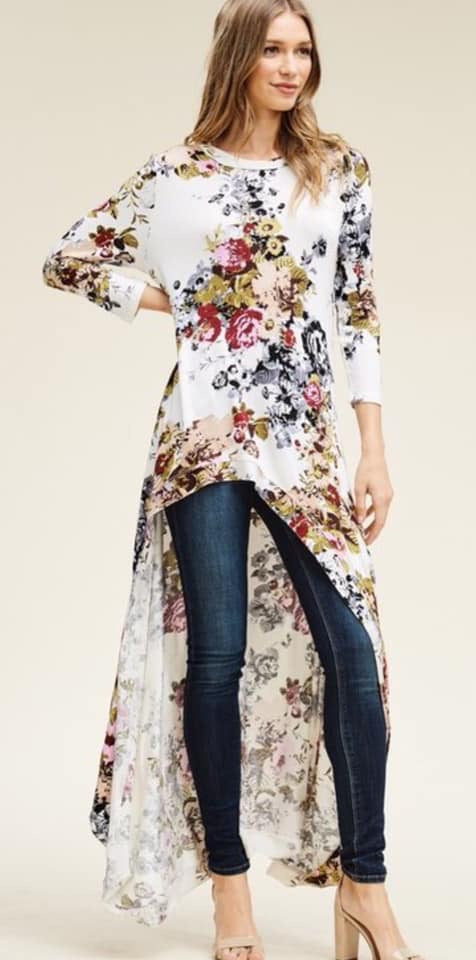 high low tunic tops