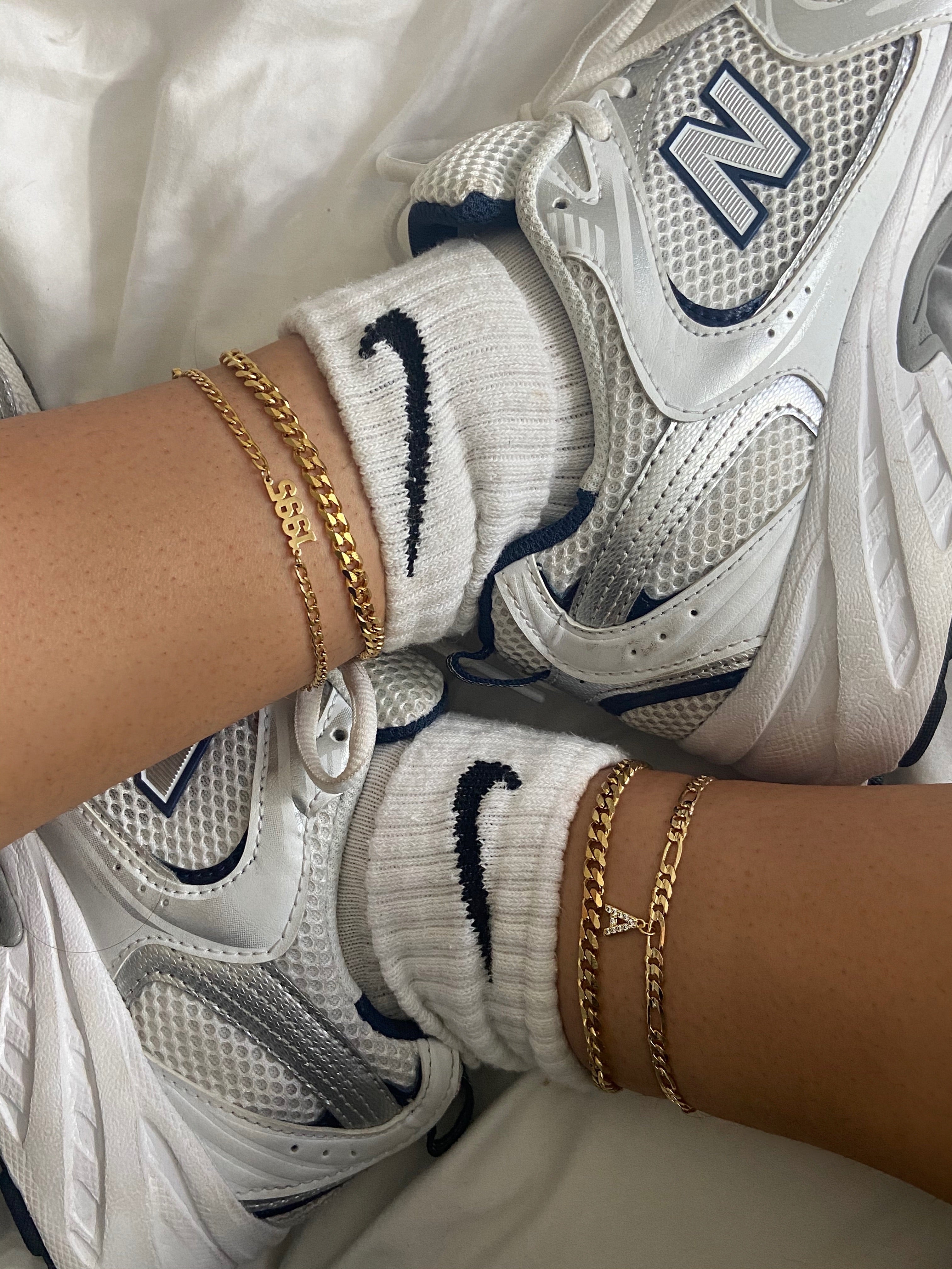 Curb Anklet Gold