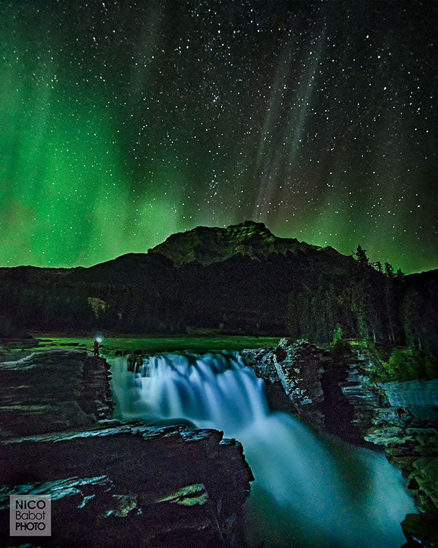 Tips for photographing Athabasca falls, Canada rockie mountains