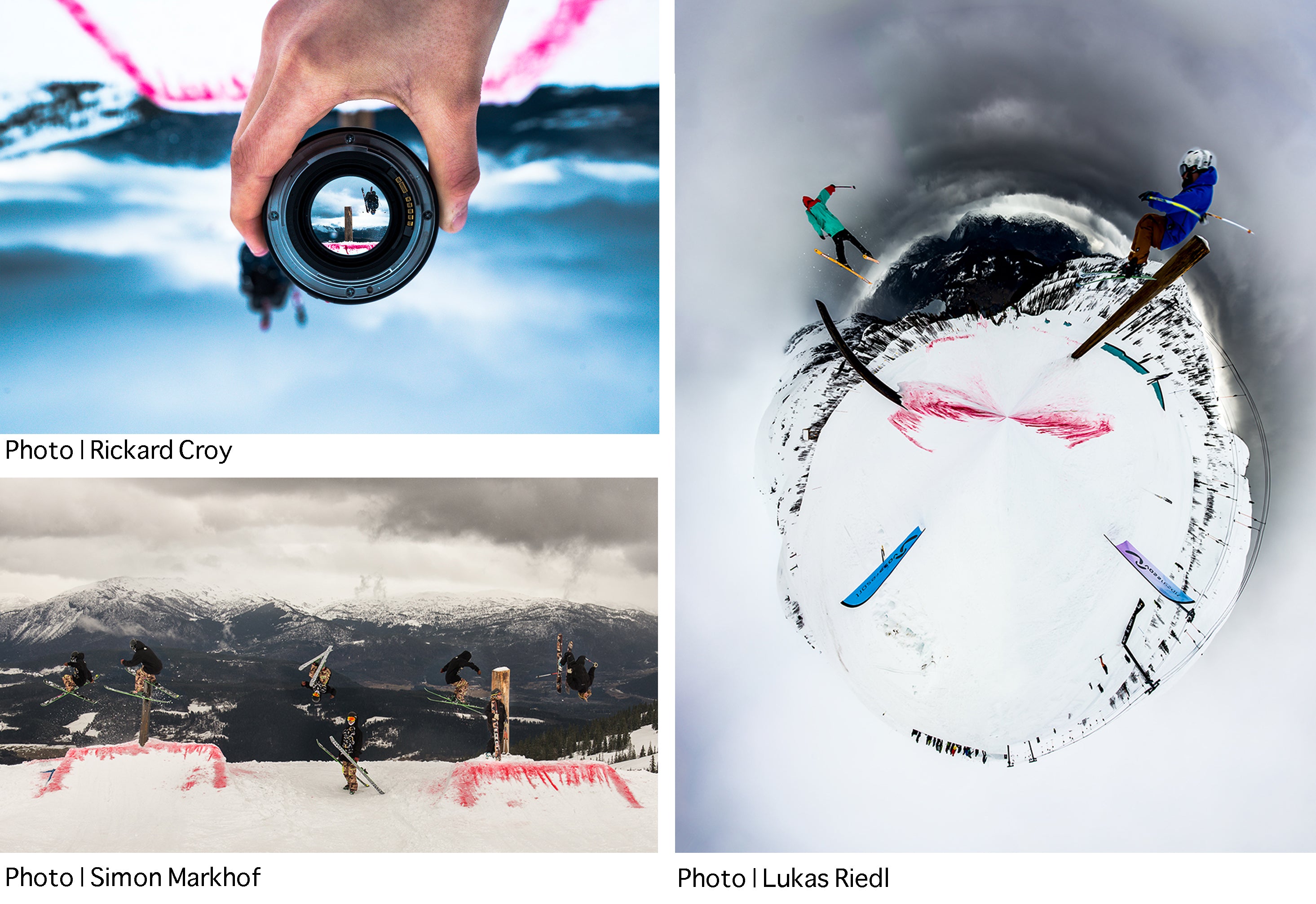 creative perspectives on skiers
