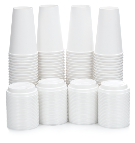 throw away coffee cups with lids