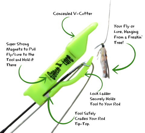 catch-a-lure catchalure fly retrieval tool device fly fishing rod reach product features detail