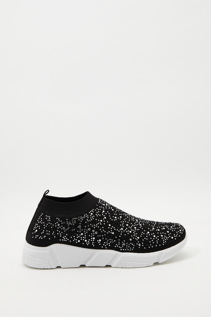 jeweled sock sneakers