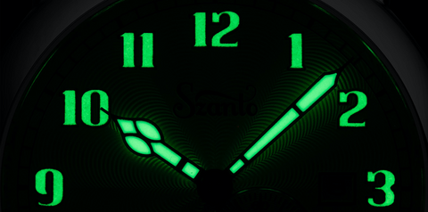 Szanto Big Aviator lume on hands and indices