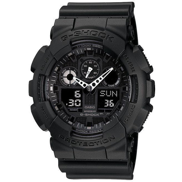 g shock black and white