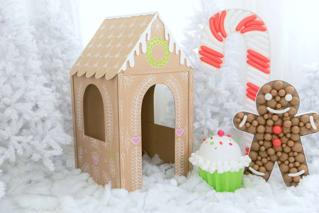 DIY Cardboard Gingerbread House