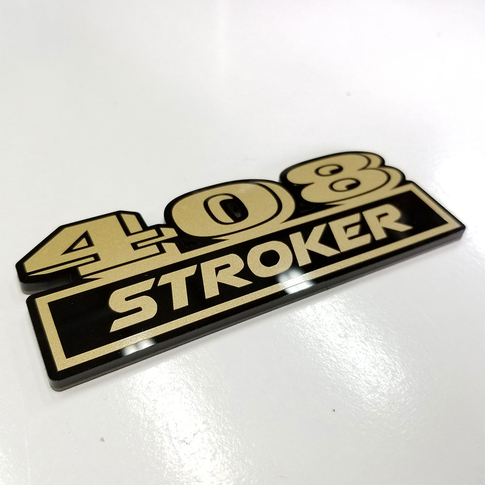 custom stroker badge