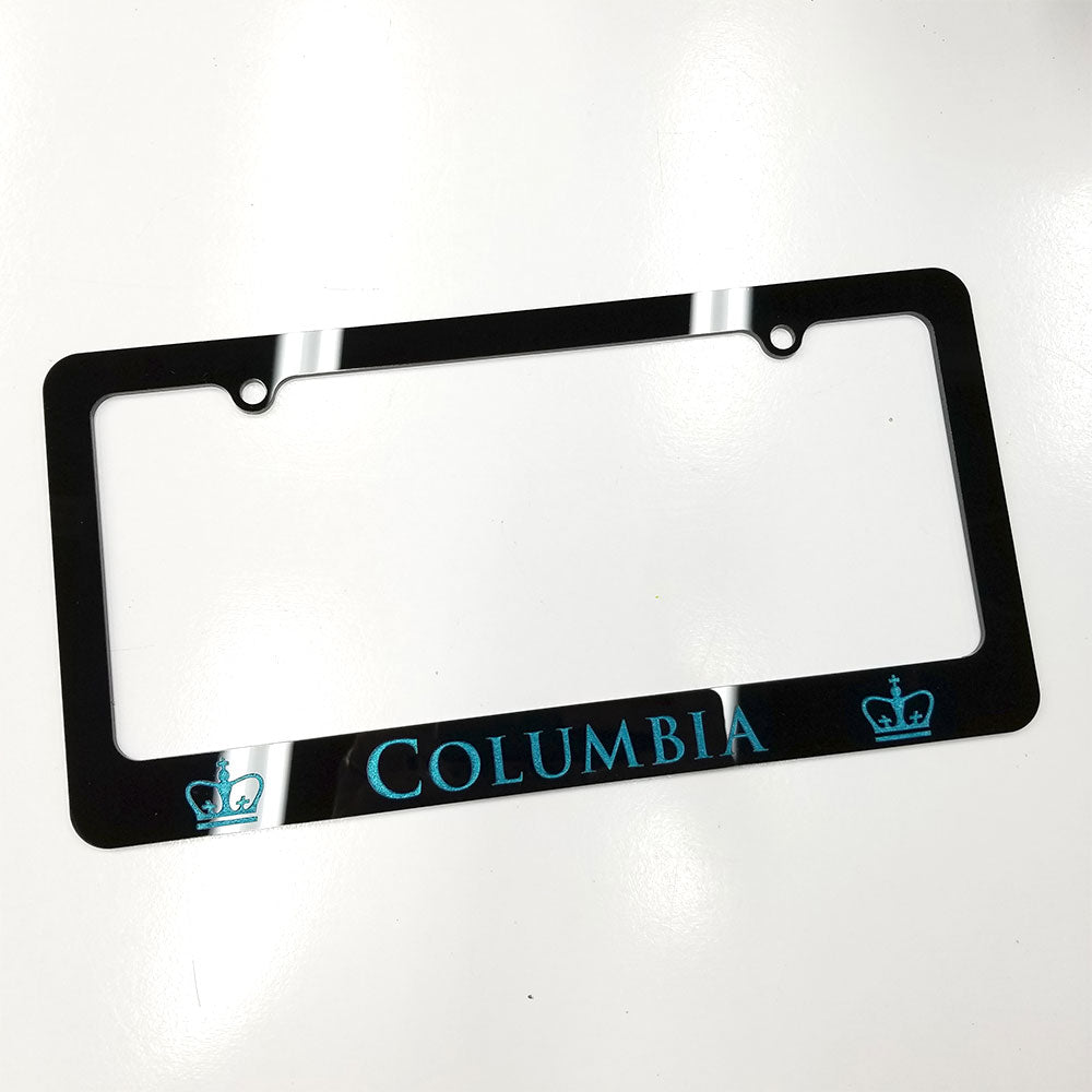columbia license plate frame