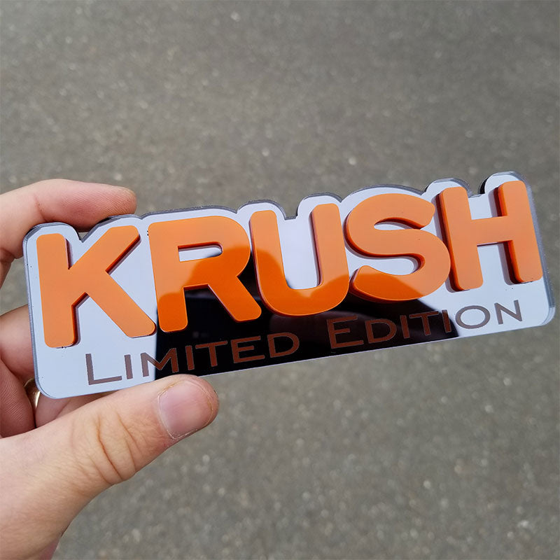 Krush Limited Edition Emblems