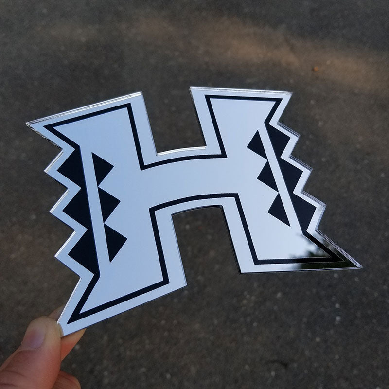 H Letter Badge