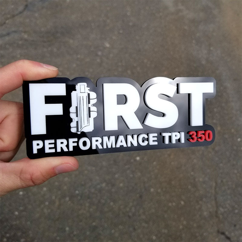 first performance tpi 350 emblem