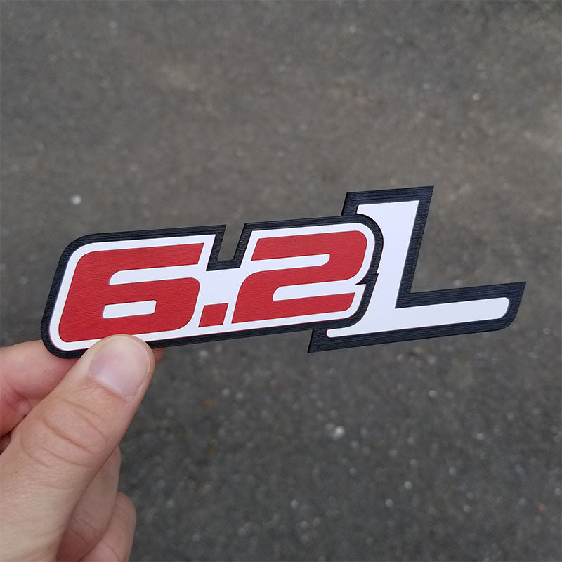 custom 6.2L emblem