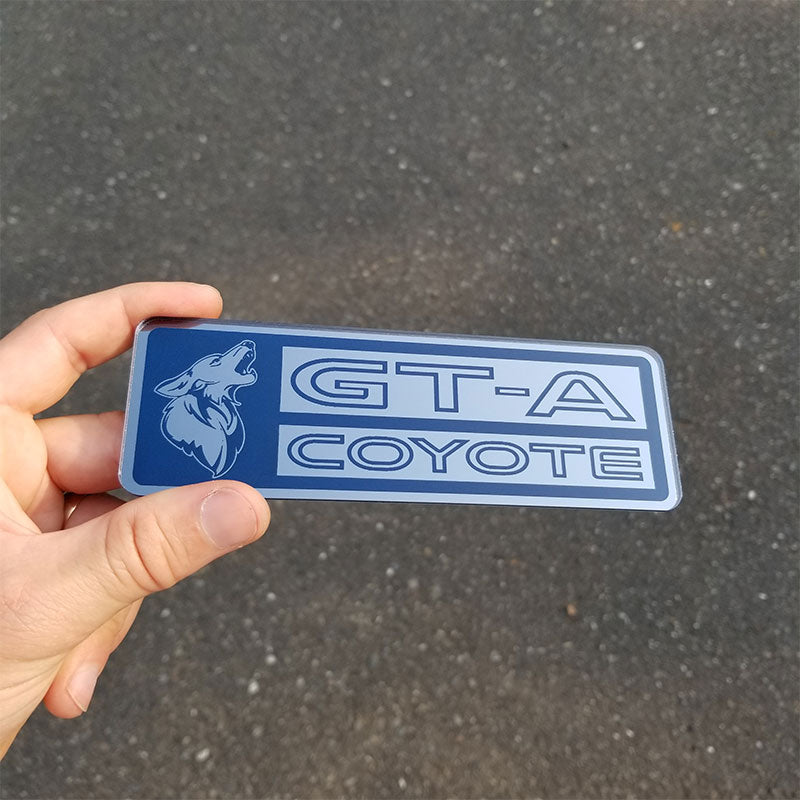 Custom GT-A Coyote Emblem