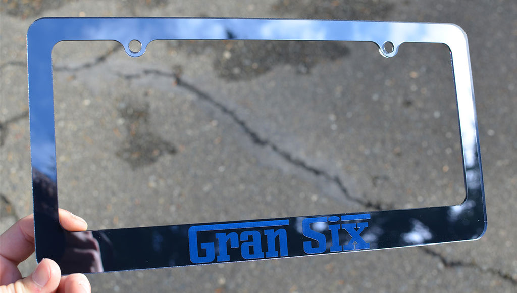 Gran Six License Plate Frame