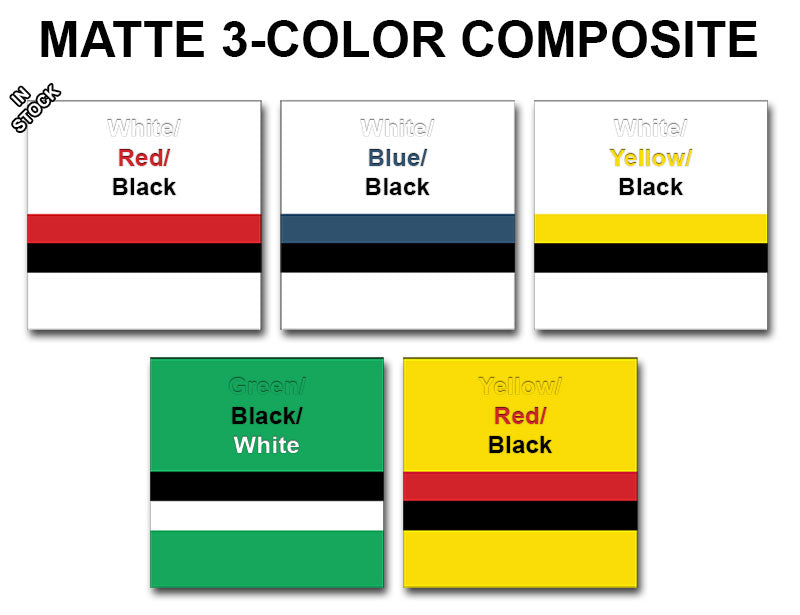 matte 3-color composite