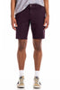 Original Paperbacks Rockland Chino Short in Plum on Model Cropped Front View