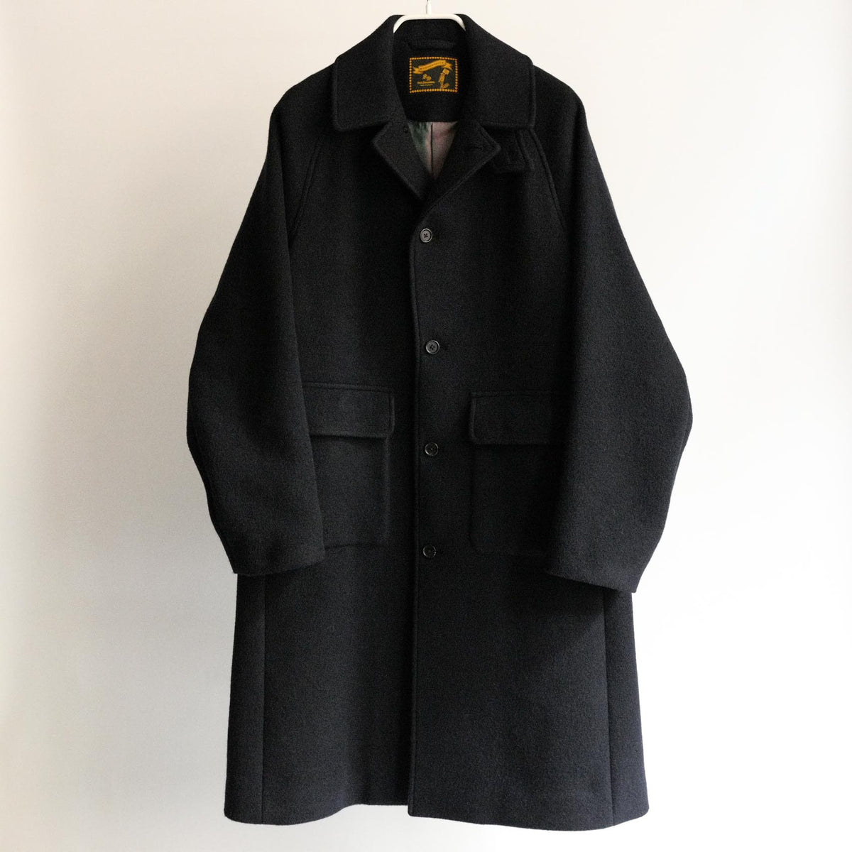 COMOLI / YAK MELTON BAL-COLLAR COAT 16AW | www.unimac.az