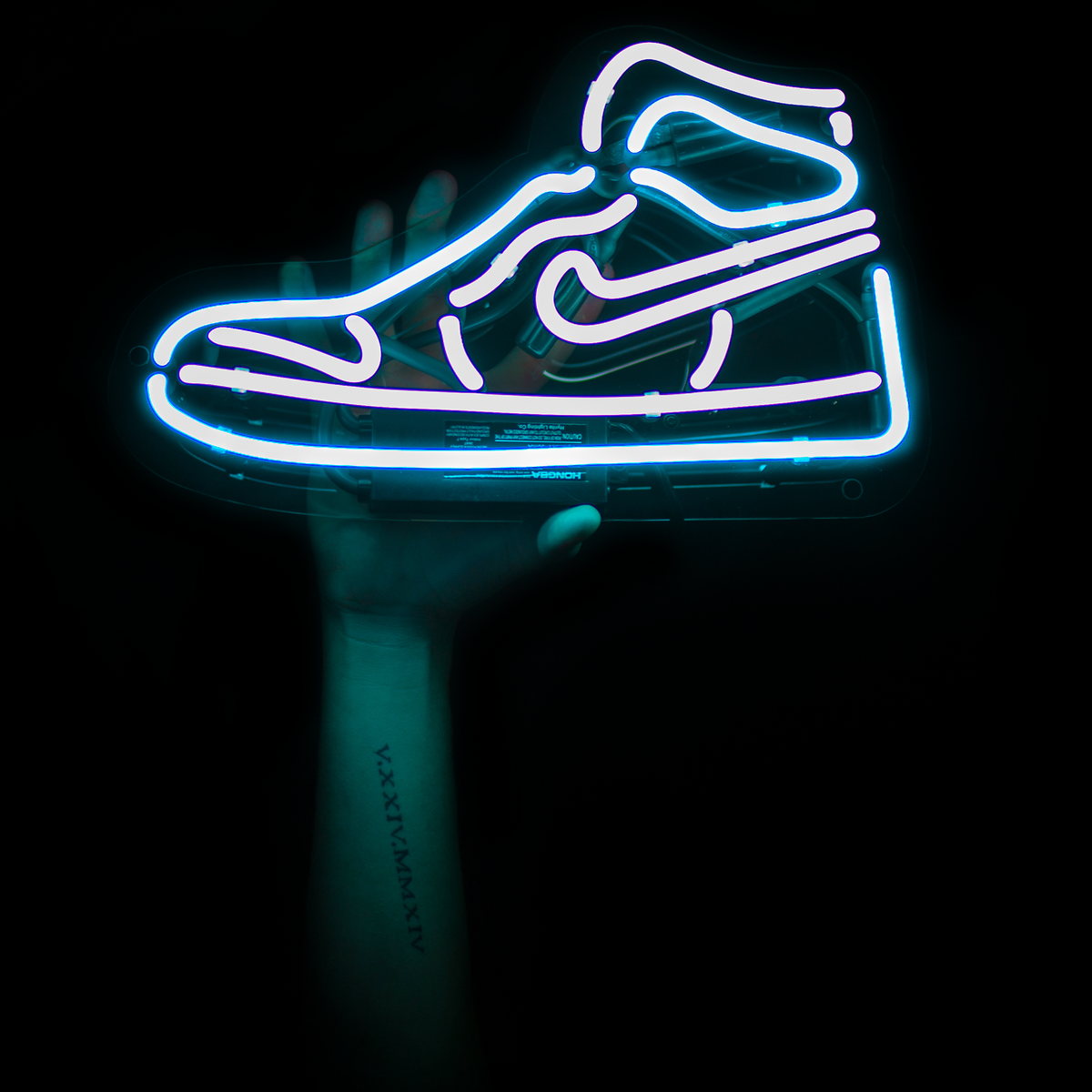 neon air jordans
