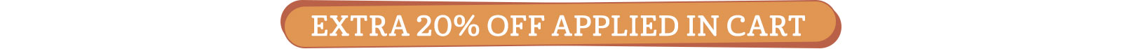 Extra 20% off applied in cart
