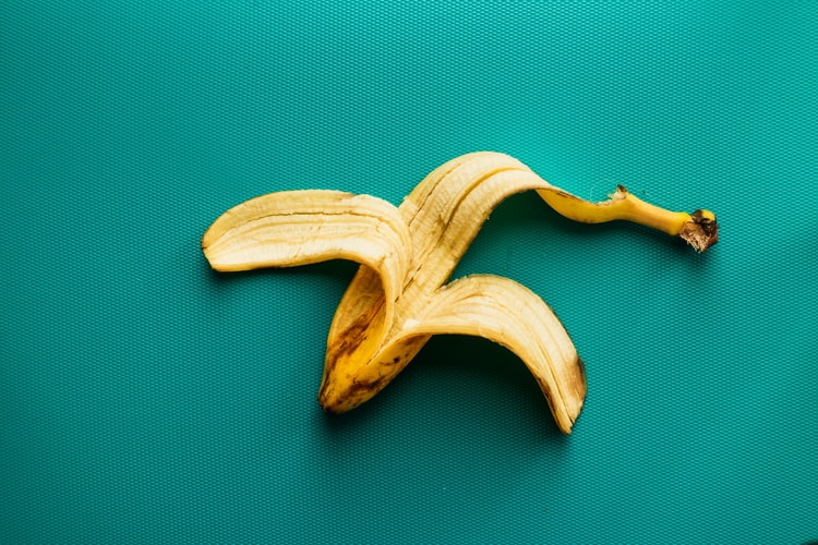 empty banana peel