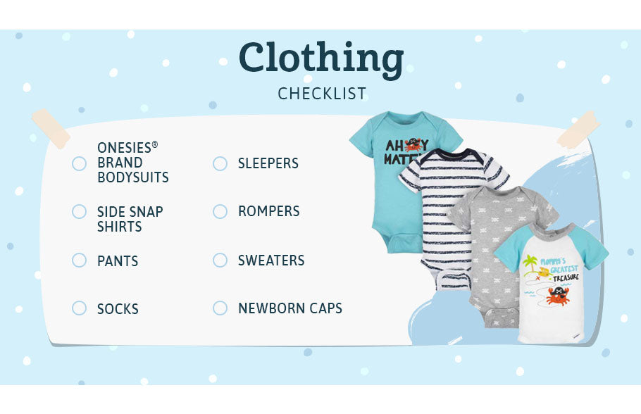 clothing checklist graphic
