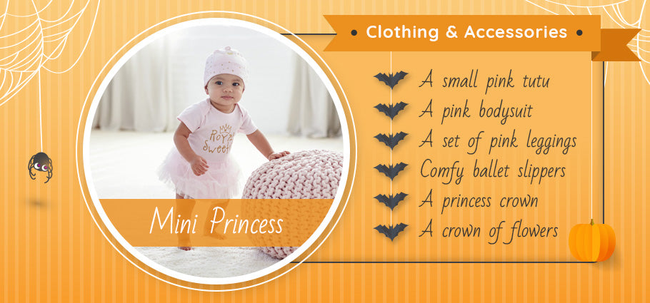 mini princess clothing and accessories graphic