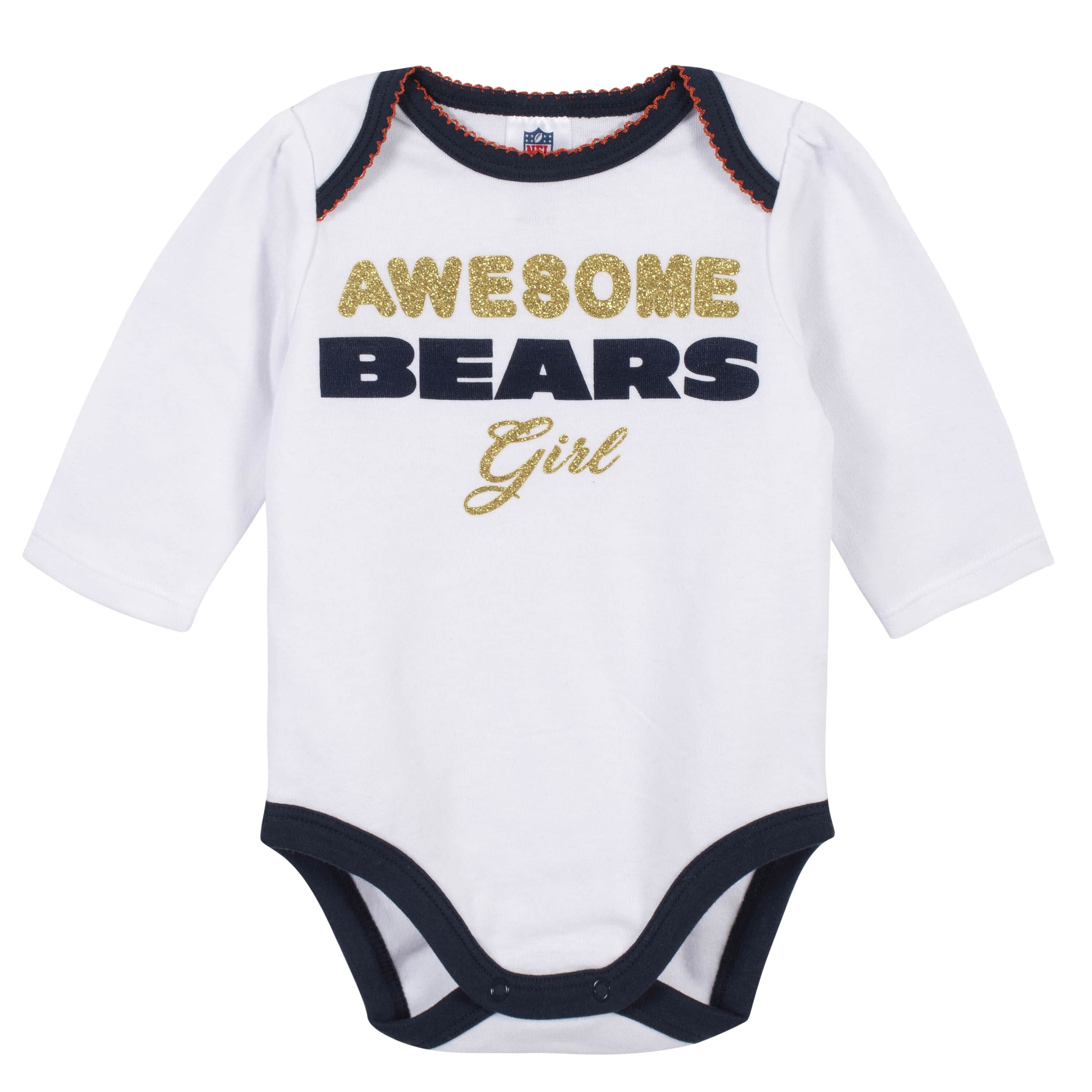 toddler girl chicago bears shirt